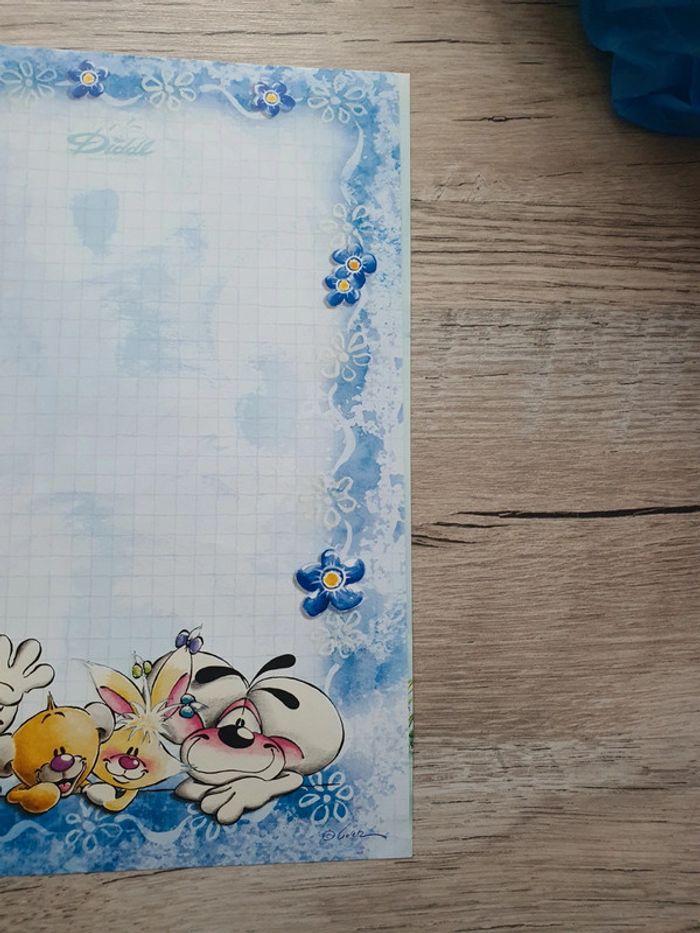 2x feuilles diddl A5 erreur mal découpées - photo numéro 2