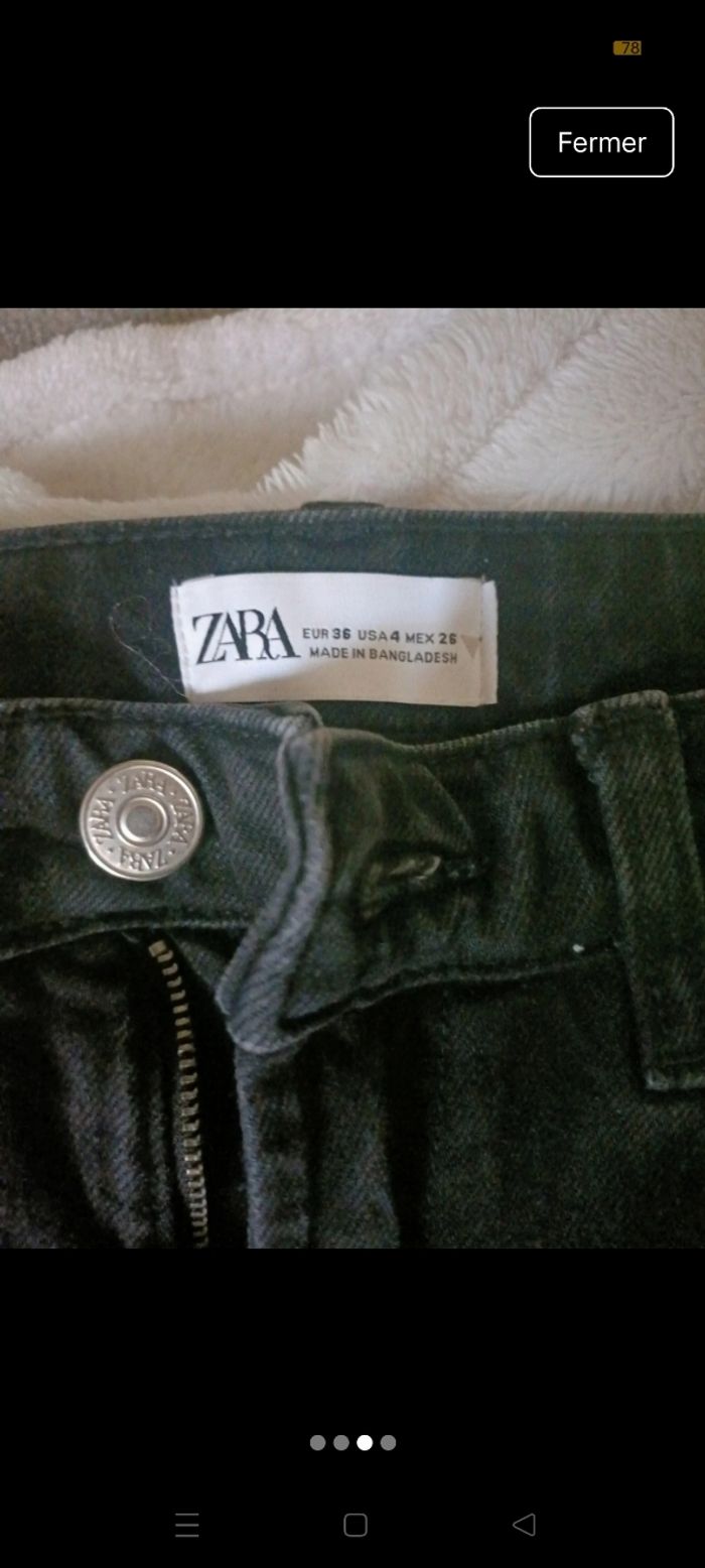 Jean noir Zara T36 - photo numéro 3