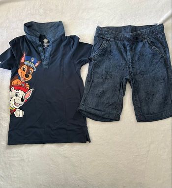 Ensemble tee shirt et short garçon 