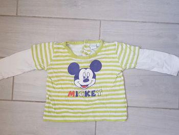 Tshirt  à manche longue Mickey Disney taille 12mois