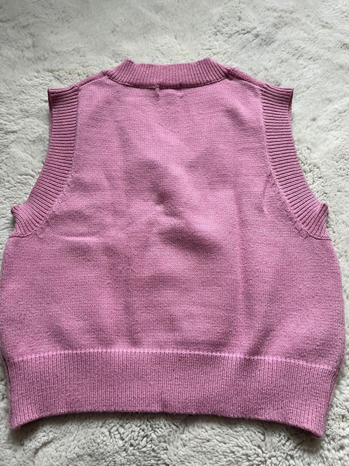 Pull court 12 ans 14 ans fille sans manches - photo numéro 2