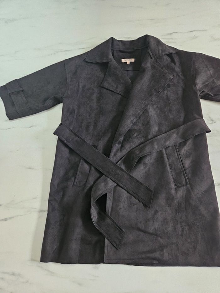 Noemie & Co veste noir en daim XL - photo numéro 6