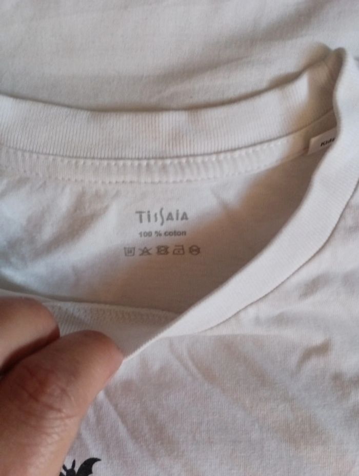 Tee shirt manches courtes halloween taille 10 ans - photo numéro 3