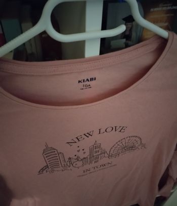 Haut manches longues "Kiabi" 100% coton neuf