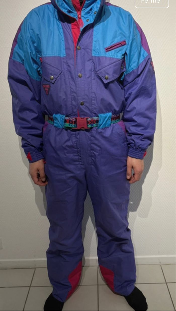 Combinaison de ski homme vintage Degré 7 XL