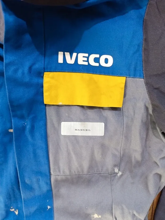 Combinaison de travail workwear - cotte Iveco origin - vintage 00's - L - photo numéro 2