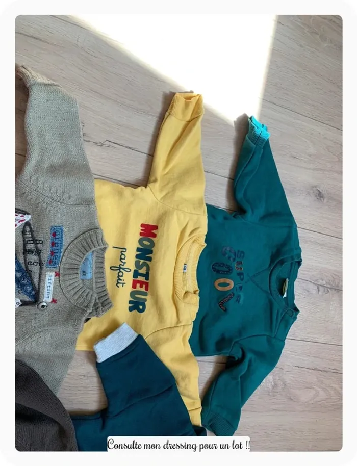 Lot de 7 pulls 3 mois - photo numéro 4