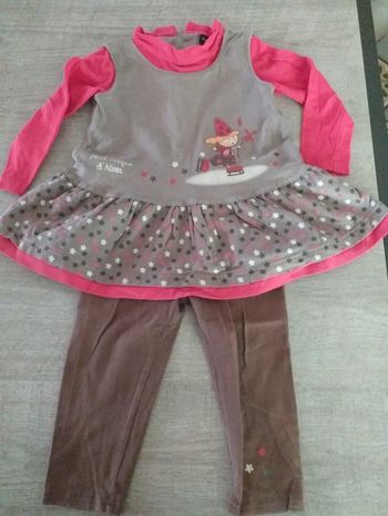 Ensemble robe/legging 18 mois