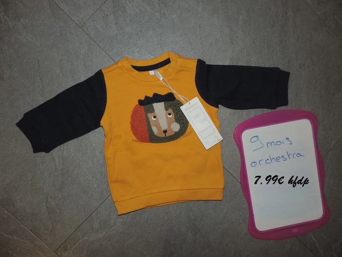 sweat orchestra taille 9 mois neuf