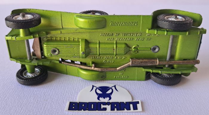 Voiture miniature 1928 Mercedes Benz SS - Lesney Matchbox 1972 - photo numéro 5