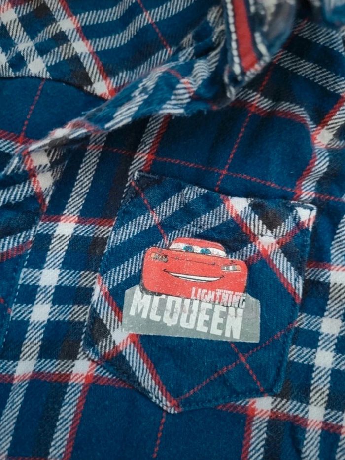 Chemise à carreaux Disney Cars 4 ans - photo numéro 2