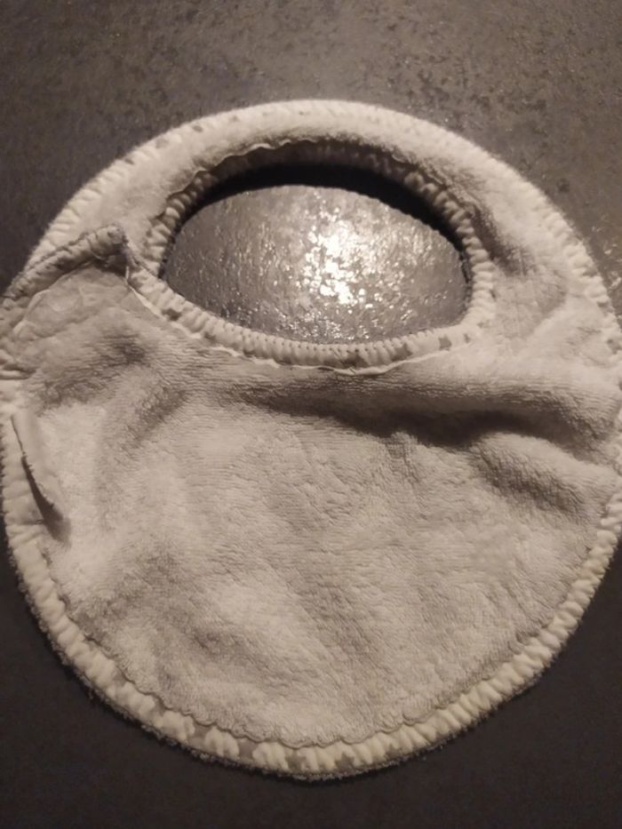 Petit bavoir noukie's blanc - photo numéro 2