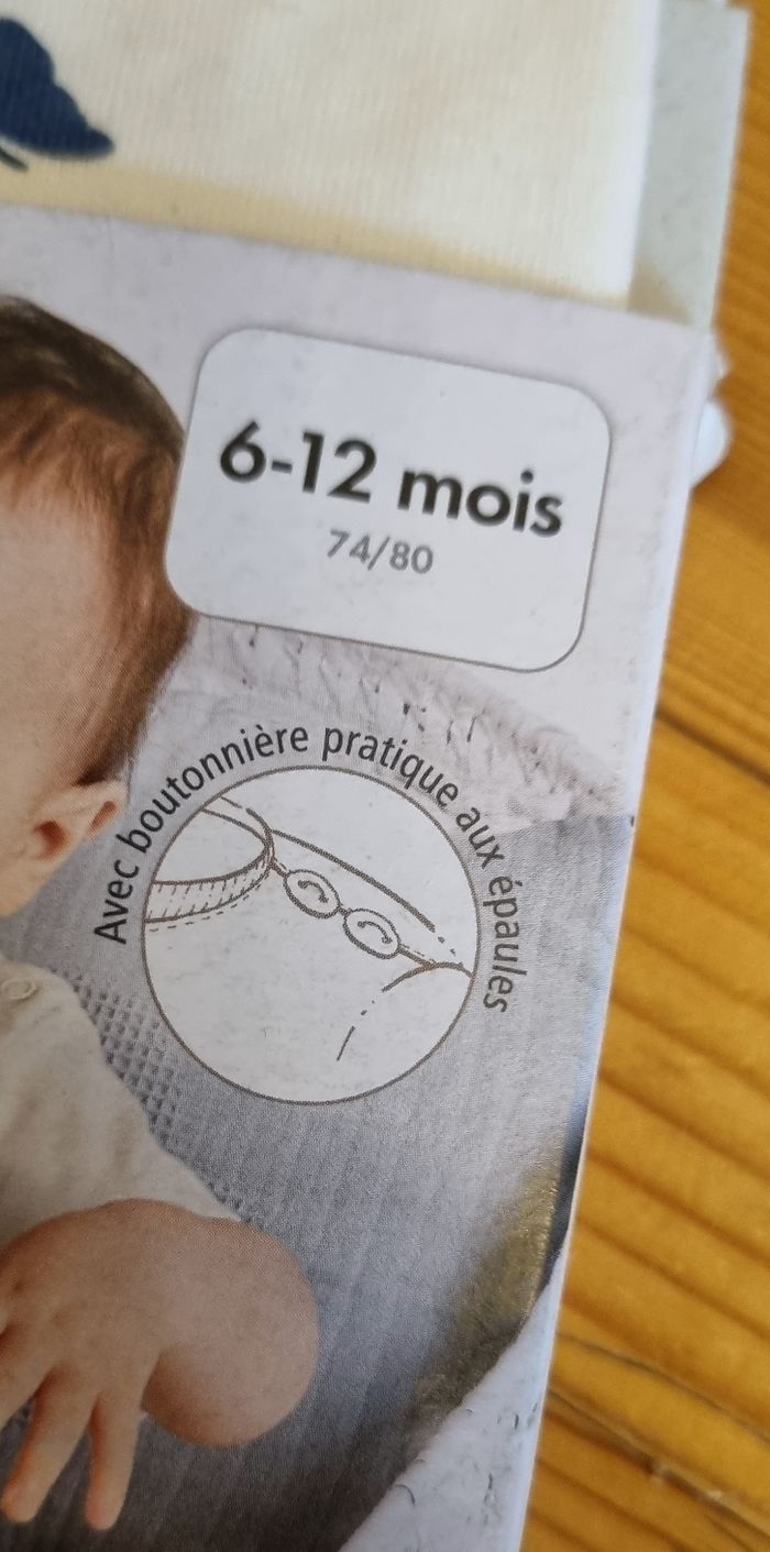 Lot 2 t-shirt bébé fille neufs - photo numéro 2