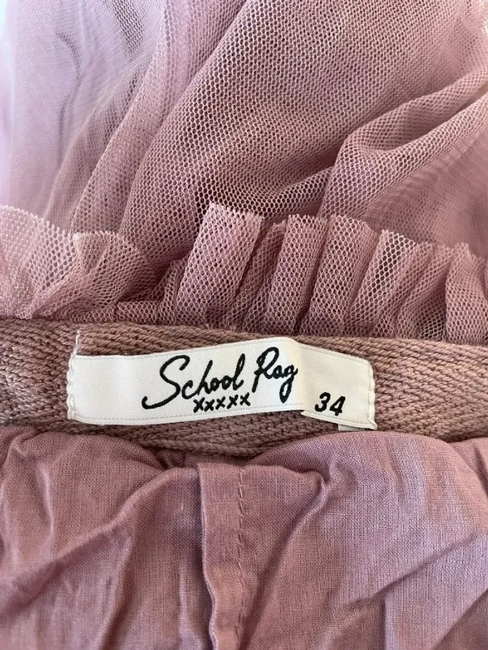 Jupe en tulle school rag 34 rose - photo numéro 3