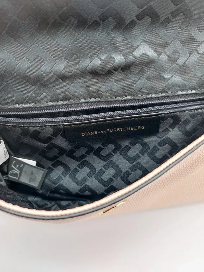 Pochette cuir lezardé Diane Von Furstenberg - photo numéro 6