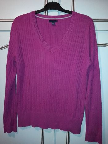 Pull femme col V tommy hilfiger