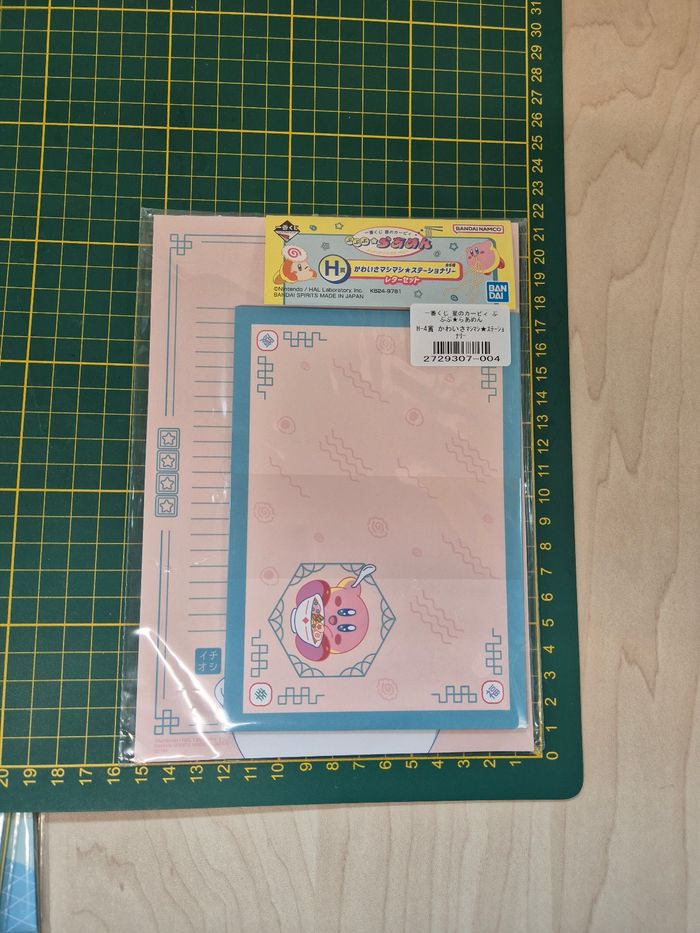 Set papier à lettre Kirby Ichibankuji "Pupupuna Ramen " - photo numéro 3