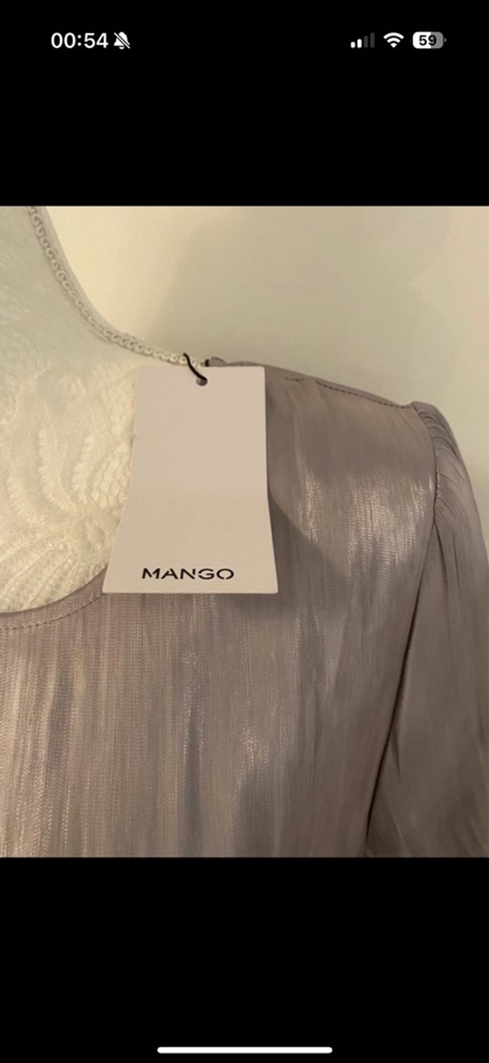 Robe Mango satinée neuve taille XL - photo numéro 4