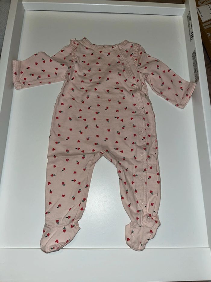 Pyjama Coton Rose TAO 9 mois 71cm - photo numéro 2