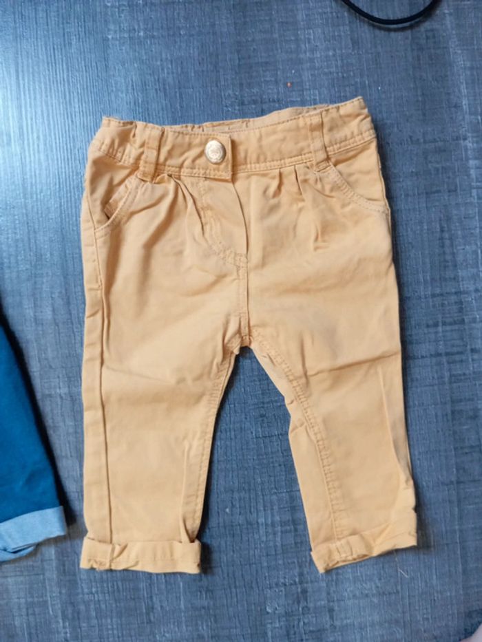 2 pantalon jeans moutarde et type jegging souple - photo numéro 3