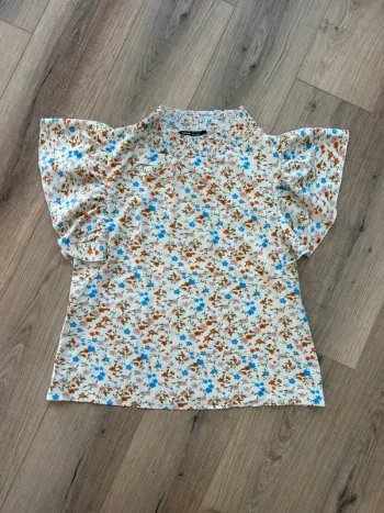 T-shirt femme top été femme fleuri taille 38 taille M