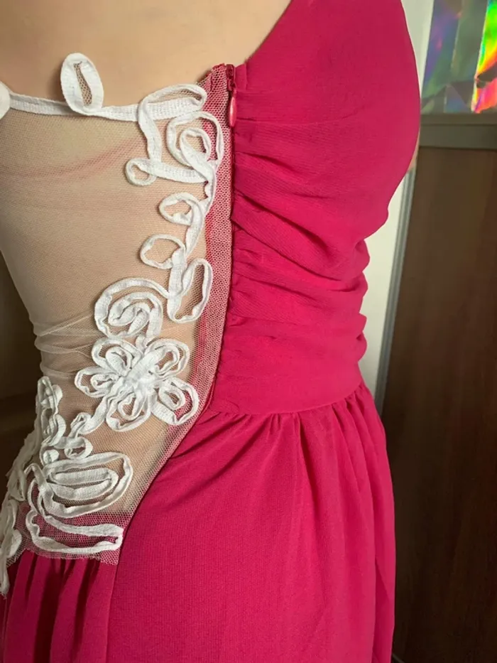 Robe longue fushia - photo numéro 4