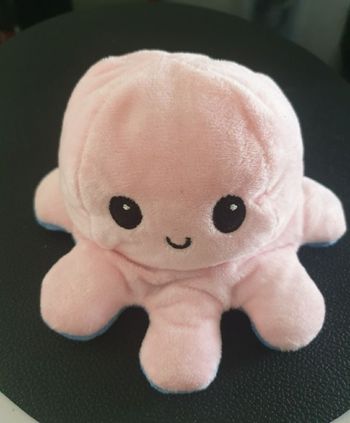 Peluche pieuvre réversible