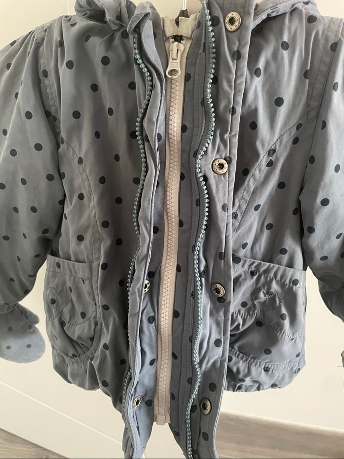 Manteau chaud bonnet moufle - photo numéro 4