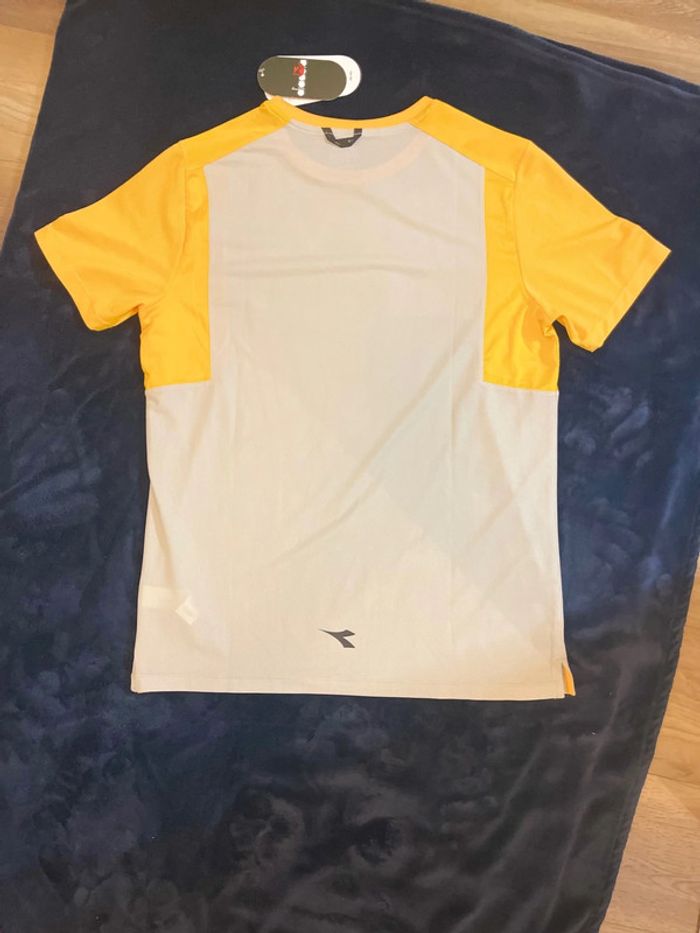 Diadora- T shirt de sport Clay homme taille M - photo numéro 3