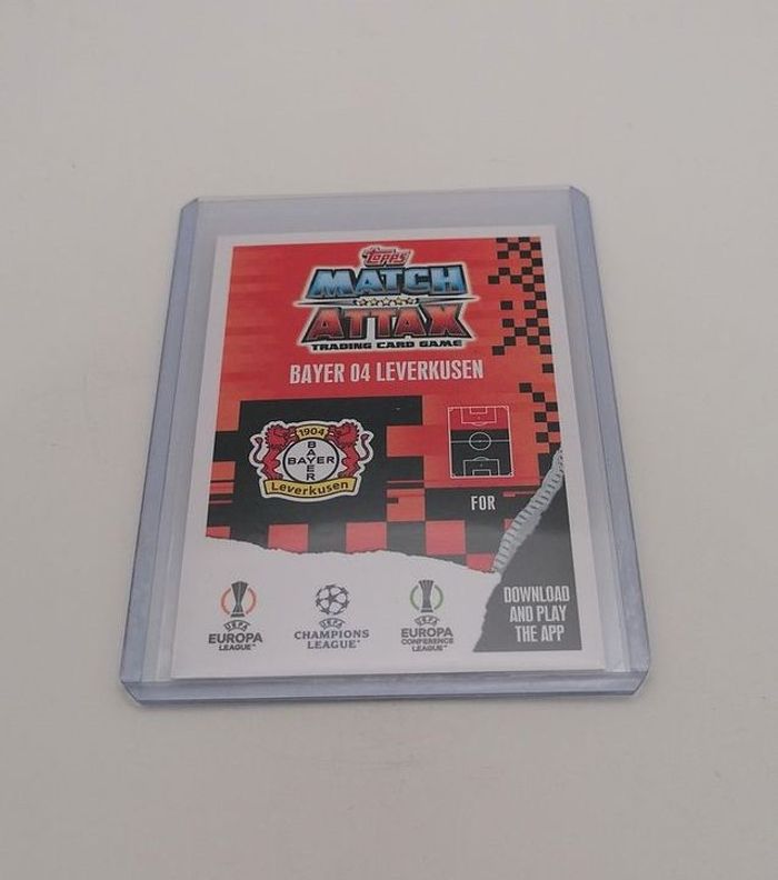 Carte Match Attax 2023-24 NEXT GEN Adam Hlozek n°402 Bayer 04 Leverkusen. - photo numéro 3