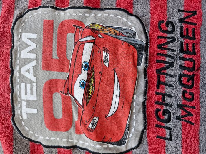 Pyjama 2 pièces 3 ans Cars Disney Tissaia Rouge gris à rayure Cars Lightning McQueen Team 95 - photo numéro 4