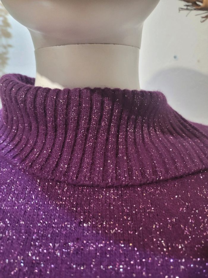 Pull manches courtes avec angora - photo numéro 4