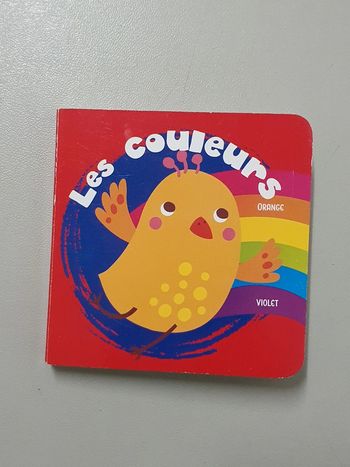 Livre cartonné bébé les couleurs