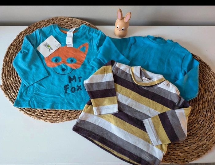 Lot t-shirt et sous pulls C&A