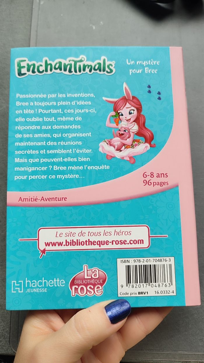 Coffret Enchantimals Baby best Friends Bree Bunny & Twist + livre  Mattel - photo numéro 6