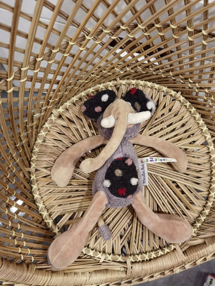 Doudou éléphant Les Zazous Moulin Roty - photo numéro 3