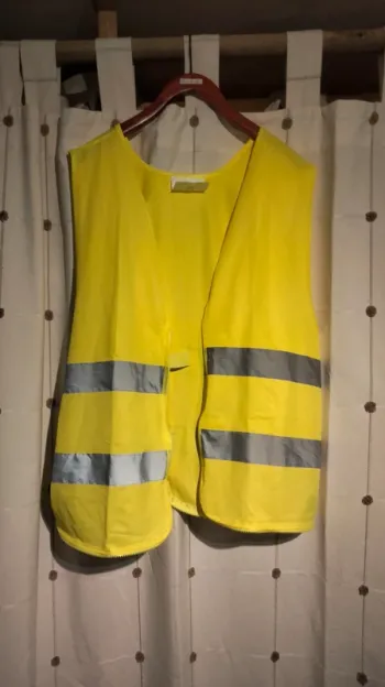Gilet jaune / sac de courses