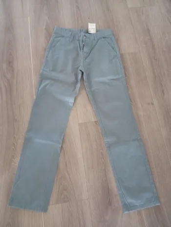 Pantalon droit en coton