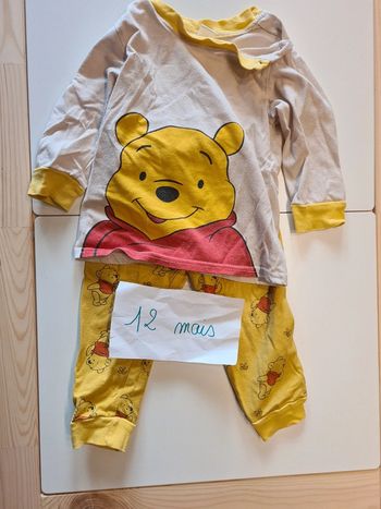 Pyjama disney winnie 12 mois