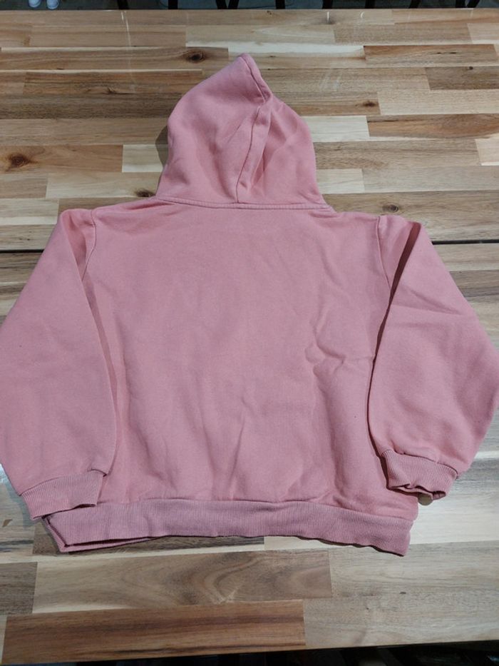 Sweat à capuche rose avec lapins - photo numéro 2