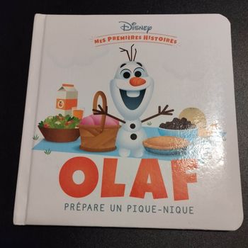 Livre enfant Disney mes premières histoires Olaf prépare un pique nique