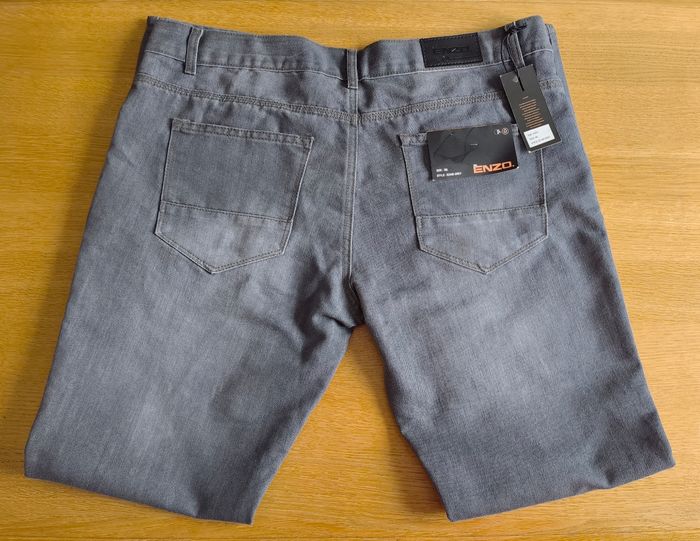 🌴 Jean homme - Gris - Ze Enzo - T46 🌴 - photo numéro 7