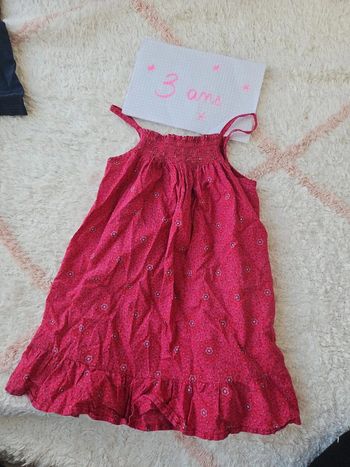Robe ete fluide legere fille taille 3 ans dpam