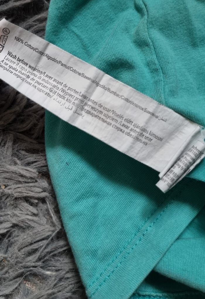 T-shirt turquoise imprimé 92cm - photo numéro 5