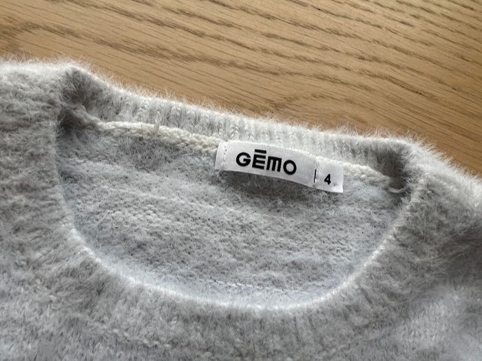 pull blanc hiboux Gémo - photo numéro 2