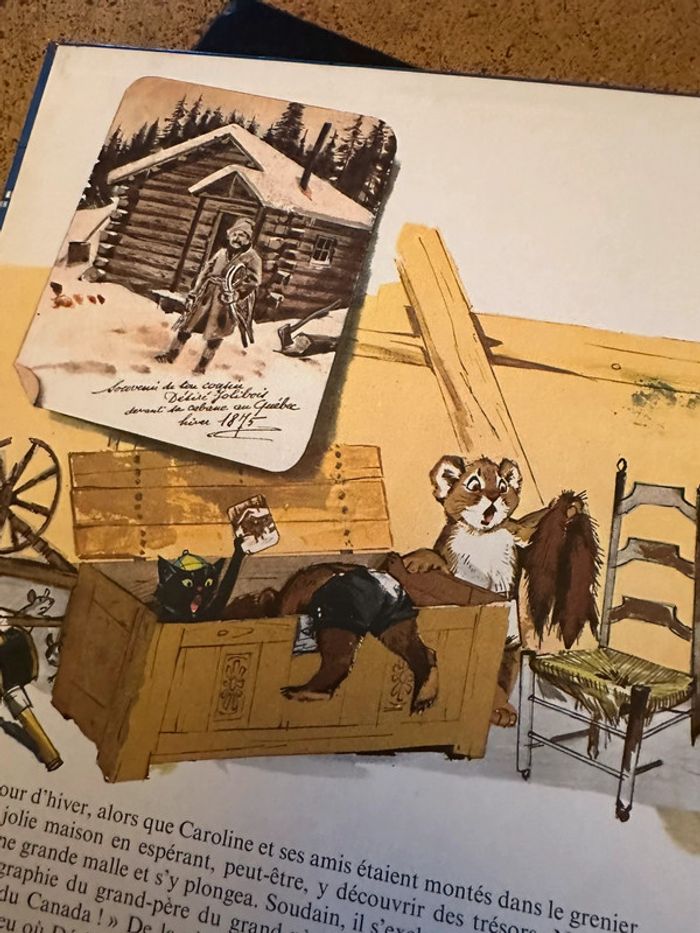 1969 Caroline au Canada Grands Albums Hachette livre ancien bd vintage Pierre Probst collection - photo numéro 8