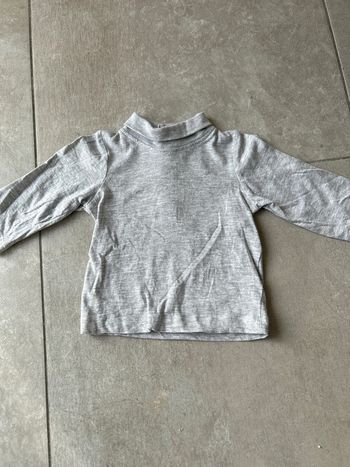 Sous pull gris bébé 6 mois