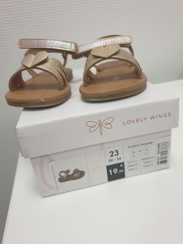 Sandales fille pointue 23 gémo - photo numéro 6