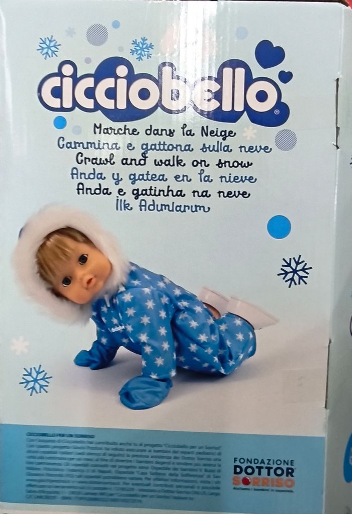 Cicciobello marche dans la neige neuf - photo numéro 4
