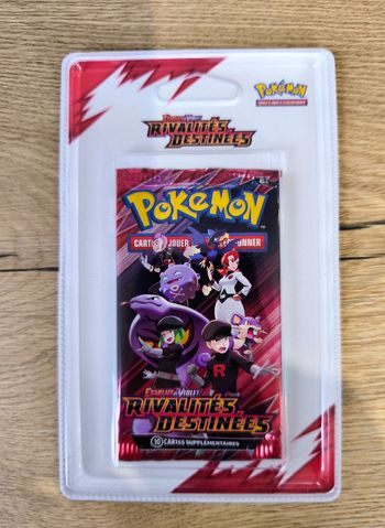 Blister plastique Pokémon Rivalités Destinées EV10 Neuf avec opercule